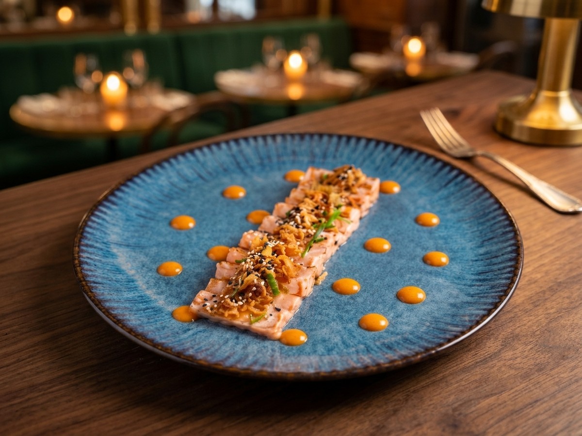 Tataki de Saumon Laqué